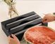 Диспенсер для кухни 3 в 1 бамбуковый с резаком для фольги, пленки и бумаги для выпечки, черный KH-1002 фото 5