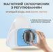 Магнітна щітка для миття вікон двостороння з регулятором сили магніту, для скла 5-35 мм 7345312 фото 1