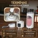 Портативный зеленый блендер 2в1 для смузи и соков 450 мл, USB Type-C, 3 режима мощности KH-1020 фото 4